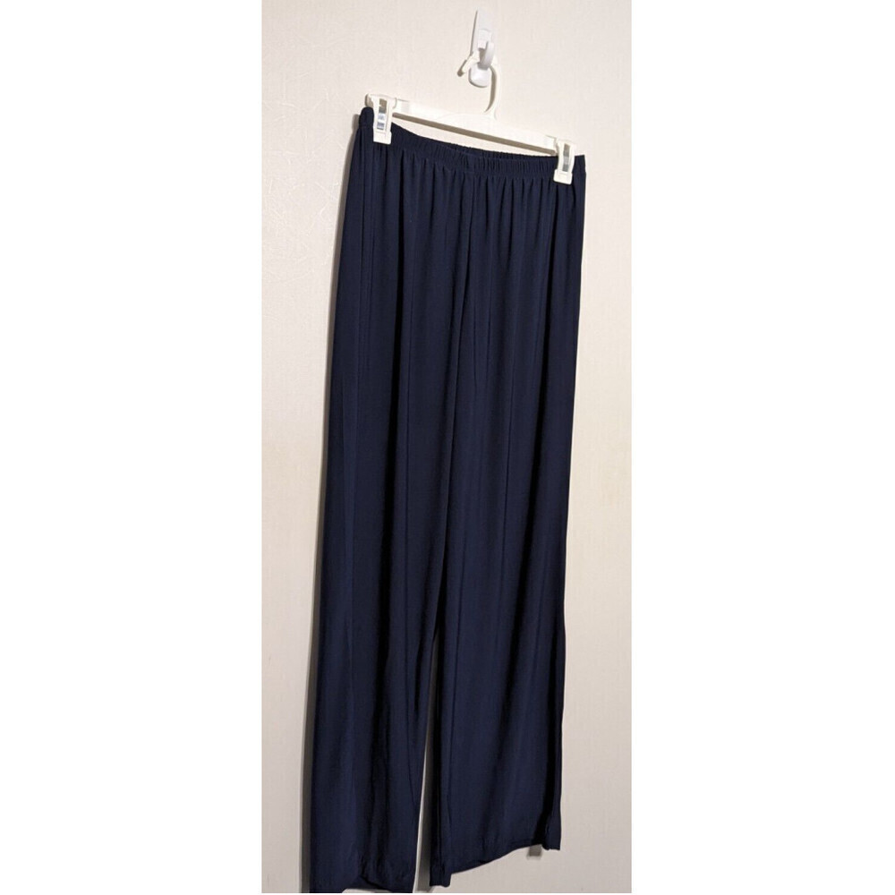 R&M Richards Navy Blue High Rise Pull On Dress Pants - Size 12